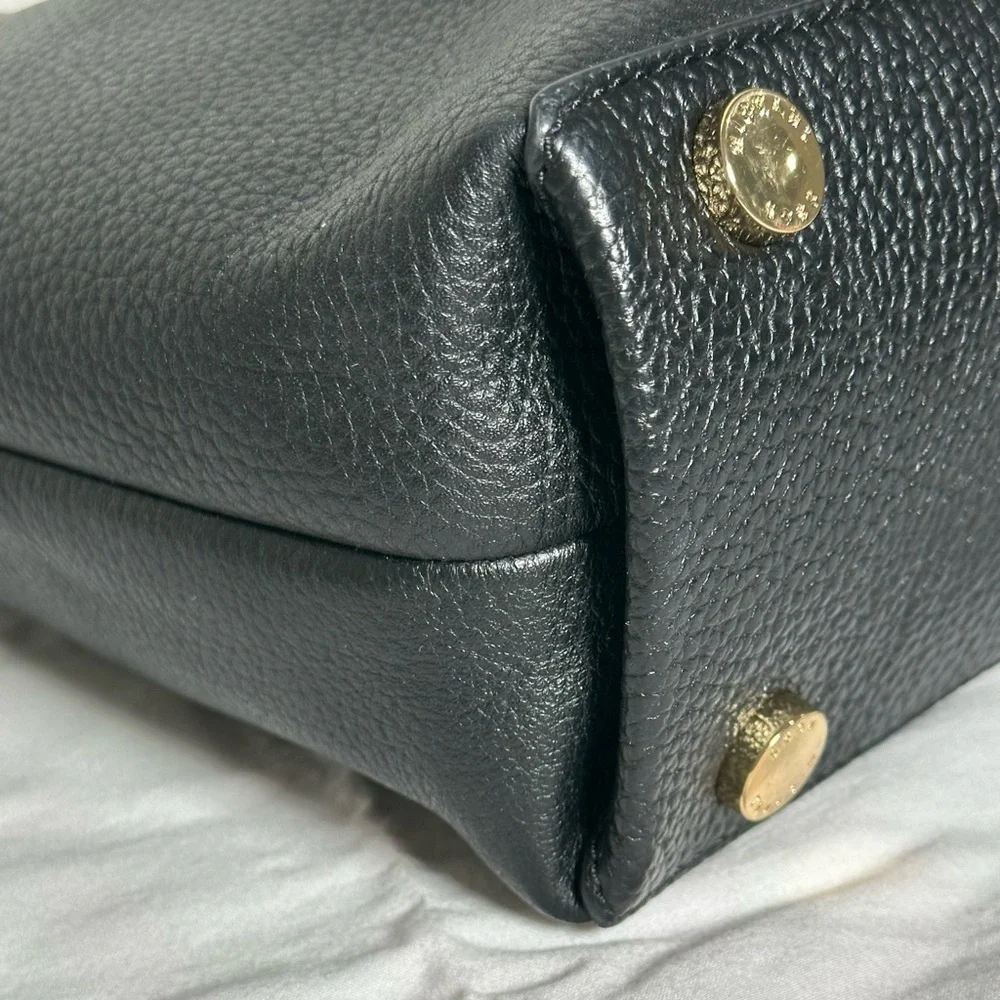 MICHAEL KORS ARIANA LARGE pebbled leather tote 2025 black beautiful Office bag